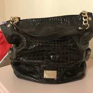 Mk Patten leather handbag